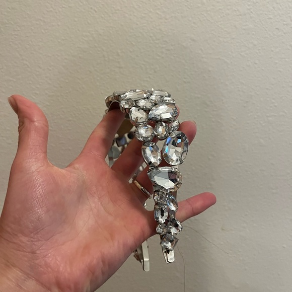 Chunky mixed rhinestone headpiece main image 4